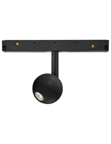 MAGNETO * FOCO BOLA 7W NEGRO 3000K 560lm