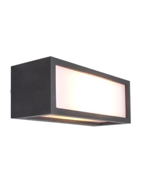 APLIQUE EXTERIOR UTAH GRIS OSCURO  IP65 - 1L*E27
