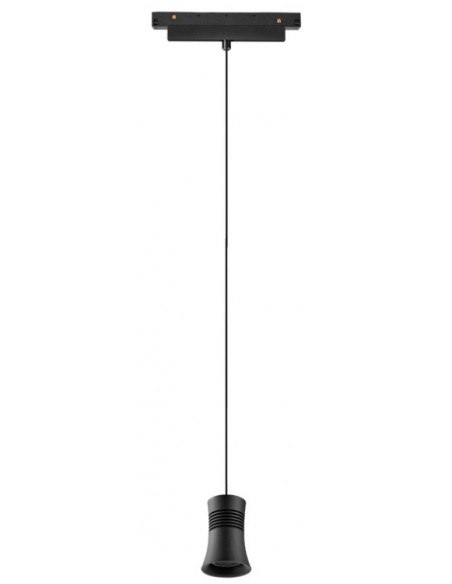 MAGNETO PAGODA * COLGANTE 12W NEGRO 3000K TRIAC