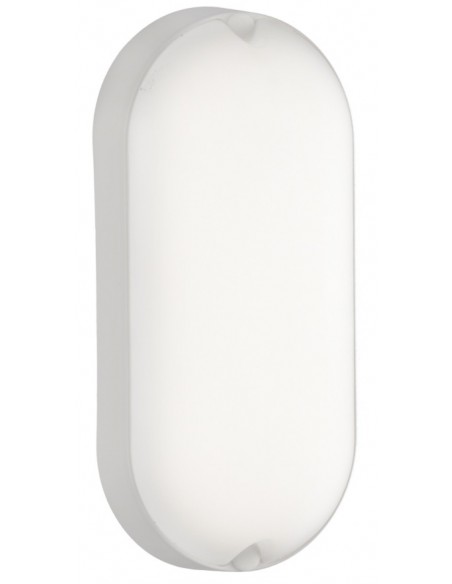 PLAFON APLIQUE 15W EXTERIOR OVALADO BLANCO 4000ºK