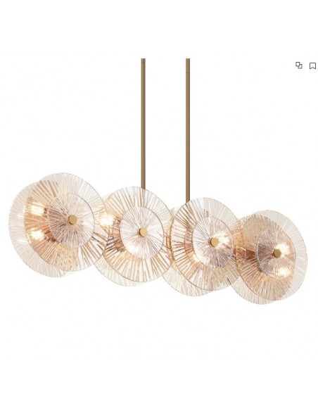 ASTER LAMPARA LINEAL ORO...