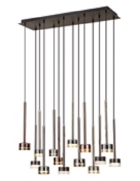 TONIC * COLGANTE 14L RECTANGULAR - GX53 - MULTICOL