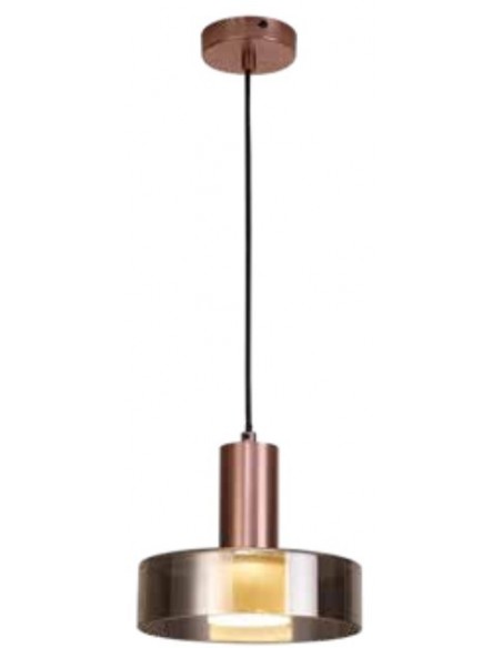 GIN * COLGANTE LED GRANDE - ROSA NEGRO GU10 GIN * COLGANTE LED GRANDE - ROSA NEGRO GU10