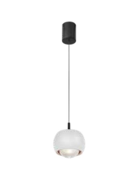 ROLLER COLGANTE CRISTAL BLANCO12W AJUSTABLE 3000ºK