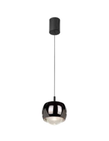 ROLLER COLGANTE CRISTAL CROMO 12W AJUSTABLE 3000ºK