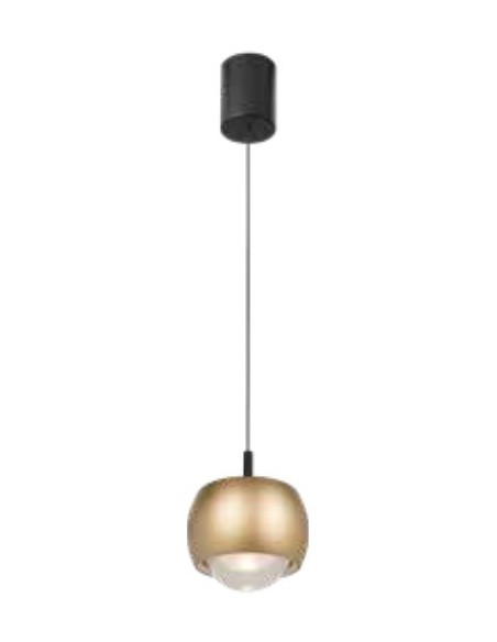 ROLLER COLGANTE CRISTAL ORO 12W AJUSTABLE 3000ºK