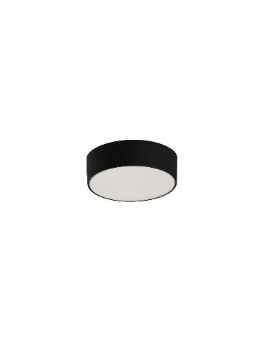 PLAFON LED ALUMINIO 10W NEGRO 11 7X3 8CM