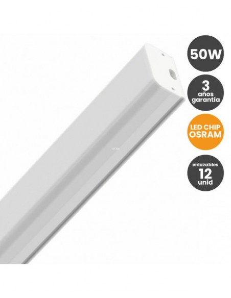 REGLETA 50W AUTOCONEXIONABLE CHIP OSRAM 4000ºK