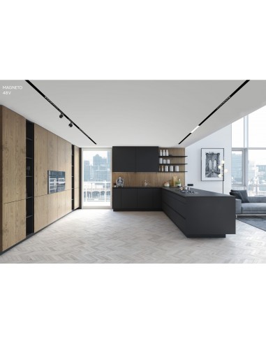 MAGNETO * FOCO 10W NEGRO 3000K TRIAC