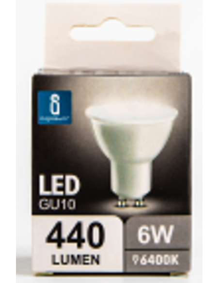 BOMBILLA 6W GU10 6500ºK