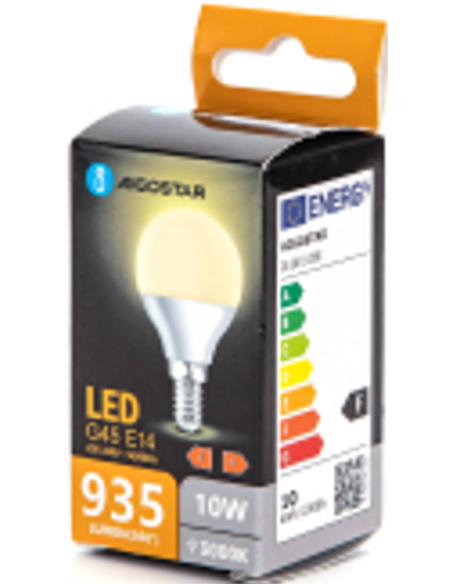 BOMBILLA 10W ESFERICA E14...