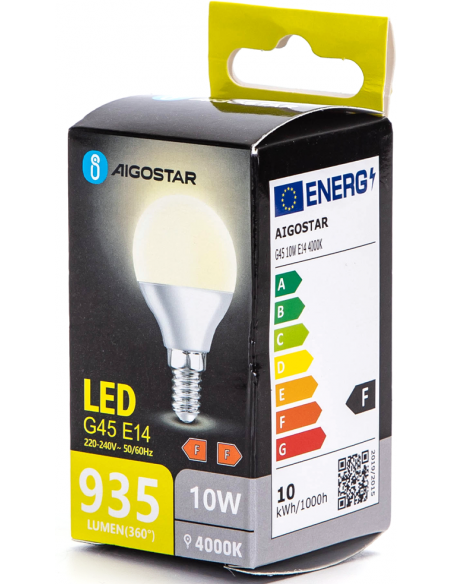 BOMBILLA 10W ESFERICA E14...