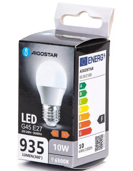 BOMBILLA 10W ESFERICA E27...