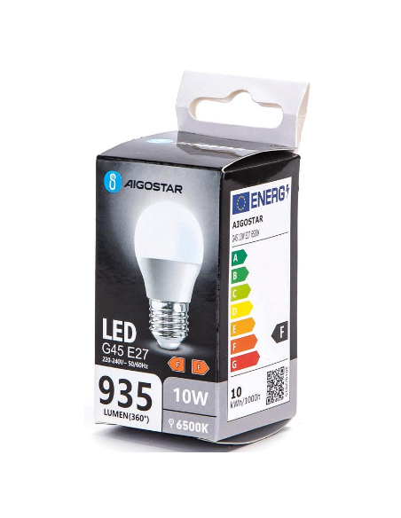 BOMBILLA 10W ESFERICA E27...