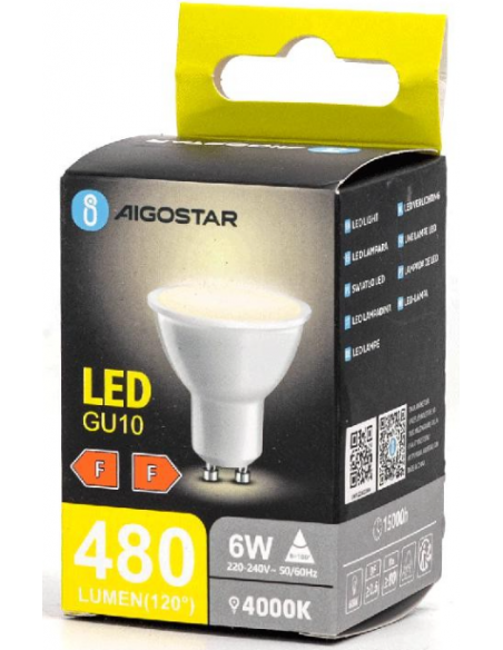 BOMBILLA 6W GU10 4000ºK