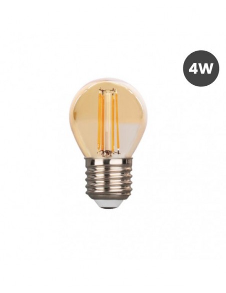 BOMBILLA E27  ESFERICA 4W VINTAGE 2700ºK