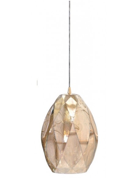 COLGANTE MORIS/A AMBAR 1X27 BASE Y BOMB  NO INCL 