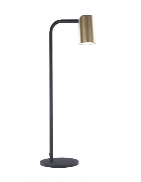 SOBREMESA ALTO GU10 NEGRO ORO 53 5CM DE ALTO