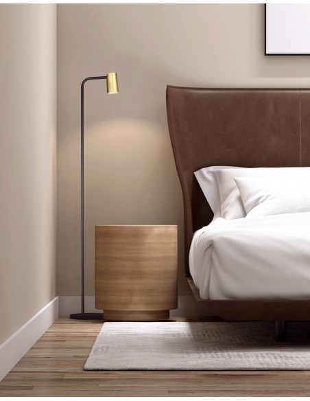 SAL PIE DE SALON GU10 NEGRO...