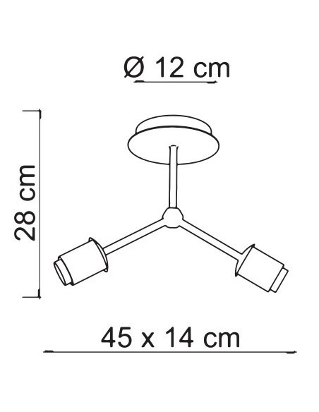 APLIQUE DE TECHO SARA/PL2 B...