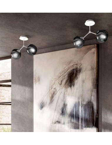 APLIQUE DE TECHO SARA/PL2 B BLANCO 2XE14