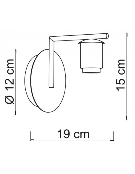 ESTRUCTURA APLIQUE SARA BLANCA