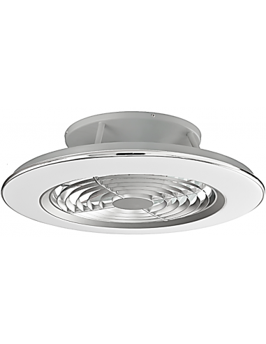 ALISIO MINI * PLAFON VENTILADOR PLATA...