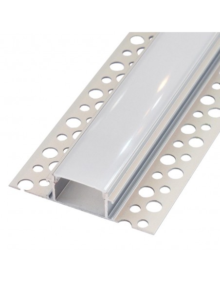 PERFIL EMPOTRAR EN OBRA 2M ALUMINIO 61 45mmx14 97m