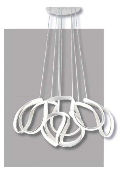 LAMPARA COLGANTE BLANCA 98W... 2