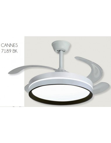 VENTILADORES RETRACTIL CANNES 4 ASPAS 50cm BLANCO