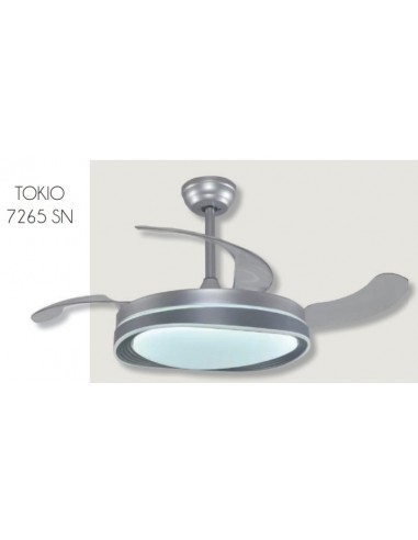 TOKIO VENTILADOR DC 40WX2 NIQUEL  6 VELOCIDADES