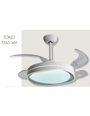 TOKIO VENTILADOR DC 40WX2 BLANCO 6 VELOCIDADES