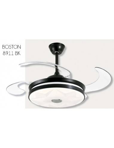 VENTILADOR RETRACTIL BOSTON 4 ASPAS 50cm BLANCO