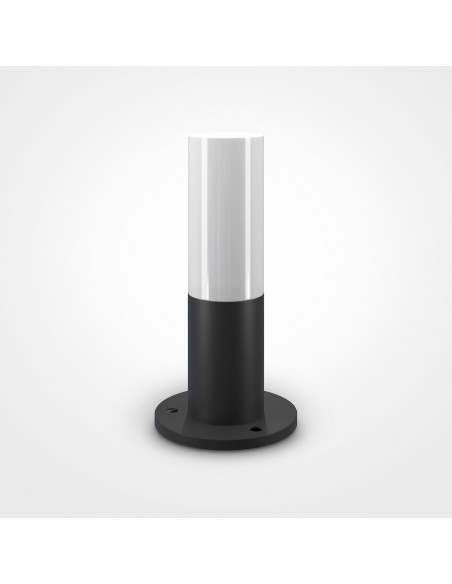 BALIZA EXTERIOR IP54 BLANCA Y GRIS 