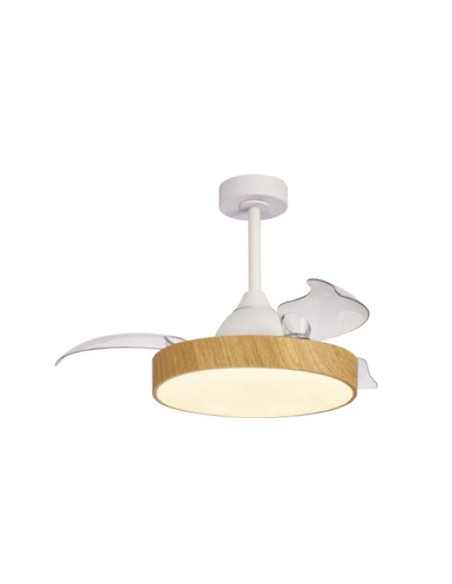 ALASKA DC VENTILADOR 60W MADERA BLANCO MOTOR 30W ALASKA DC VENTILADOR 60W MADERA BLANCO MOTOR 30W