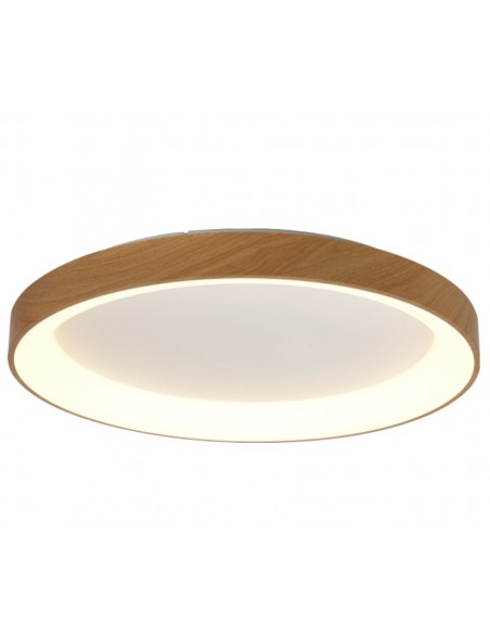 NISEKO II * PLAFON LED 58W D 78CM MADERA CCT