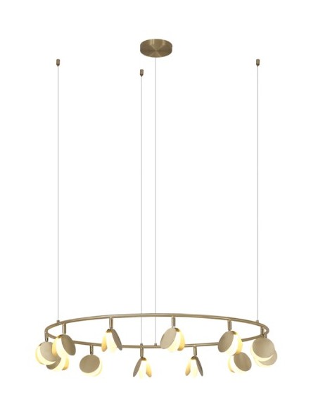 SHELL * LAMPARA LED ORO...