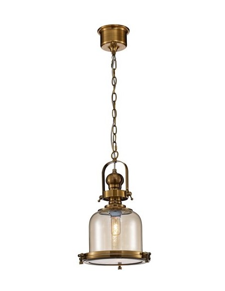 VINTAGE * LAMPARA CUERO 1L...