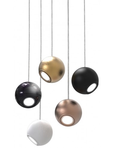 NEMO/N GU10 COLGANTE BOLA NEGRA MATE...