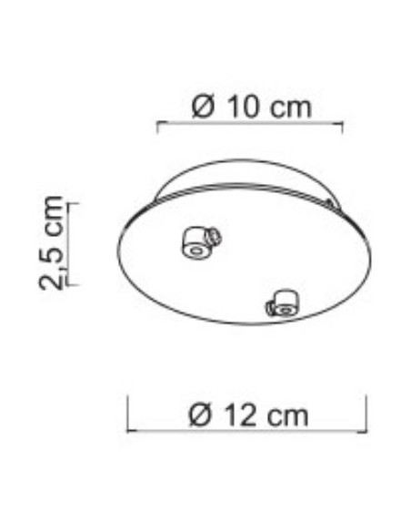 BASE NEGRA FOCUS/B2 2 AGUJEROS