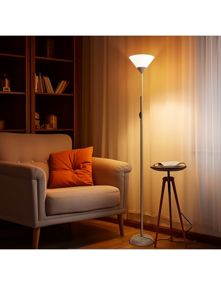 PIE DE SALON GRIS 1XE27 NO INLUCIDA