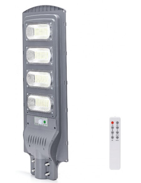 CABEZA DE FAROLA SOLAR 200W 6500K CONTROL REMOTO