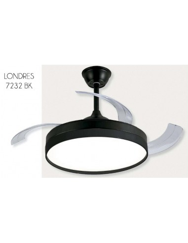 LONDRES 36WX2 VENTILADOR DC NEGRO CCT