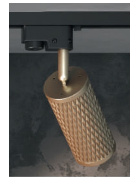 FOCO CARRIL GU10 FOCUS DESIGN ORO