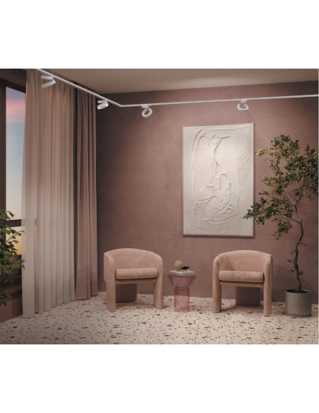 FOCO CARRIL 12W RIM 3000ºK MONOFASICO NEGRO 2