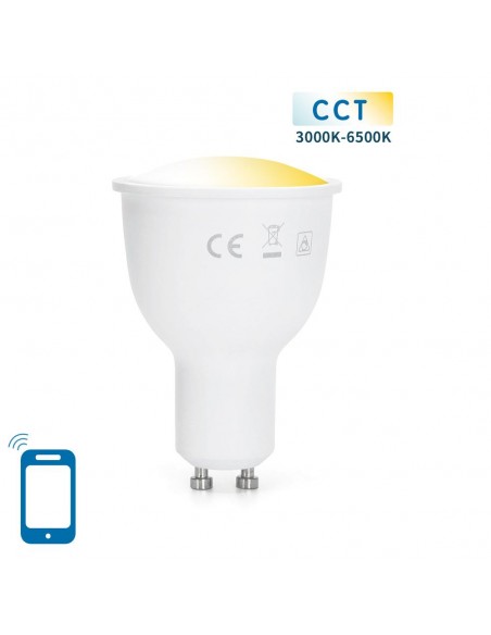 BOMBILLA GU10 SMART 6 5W 3000K-6500K