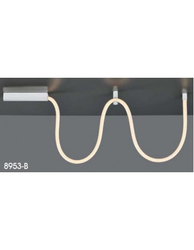 PLAFON 40W LAMPARA COLGANTE BLANCO 3000ºK 2 METROS