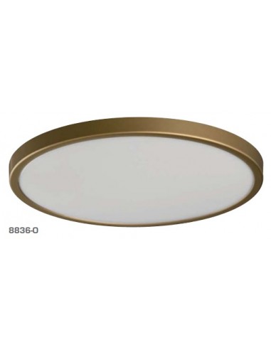 PLAFON 18W REDONDO SUPERFICIE ORO 280X57mm