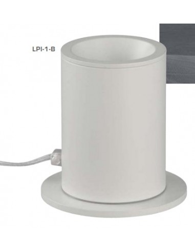 PIE DE SALON GU10 RINCON BLANCO 120X125X85mm