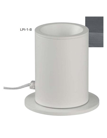 PIE DE SALON GU10 RINCON BLANCO 120X125X85mm